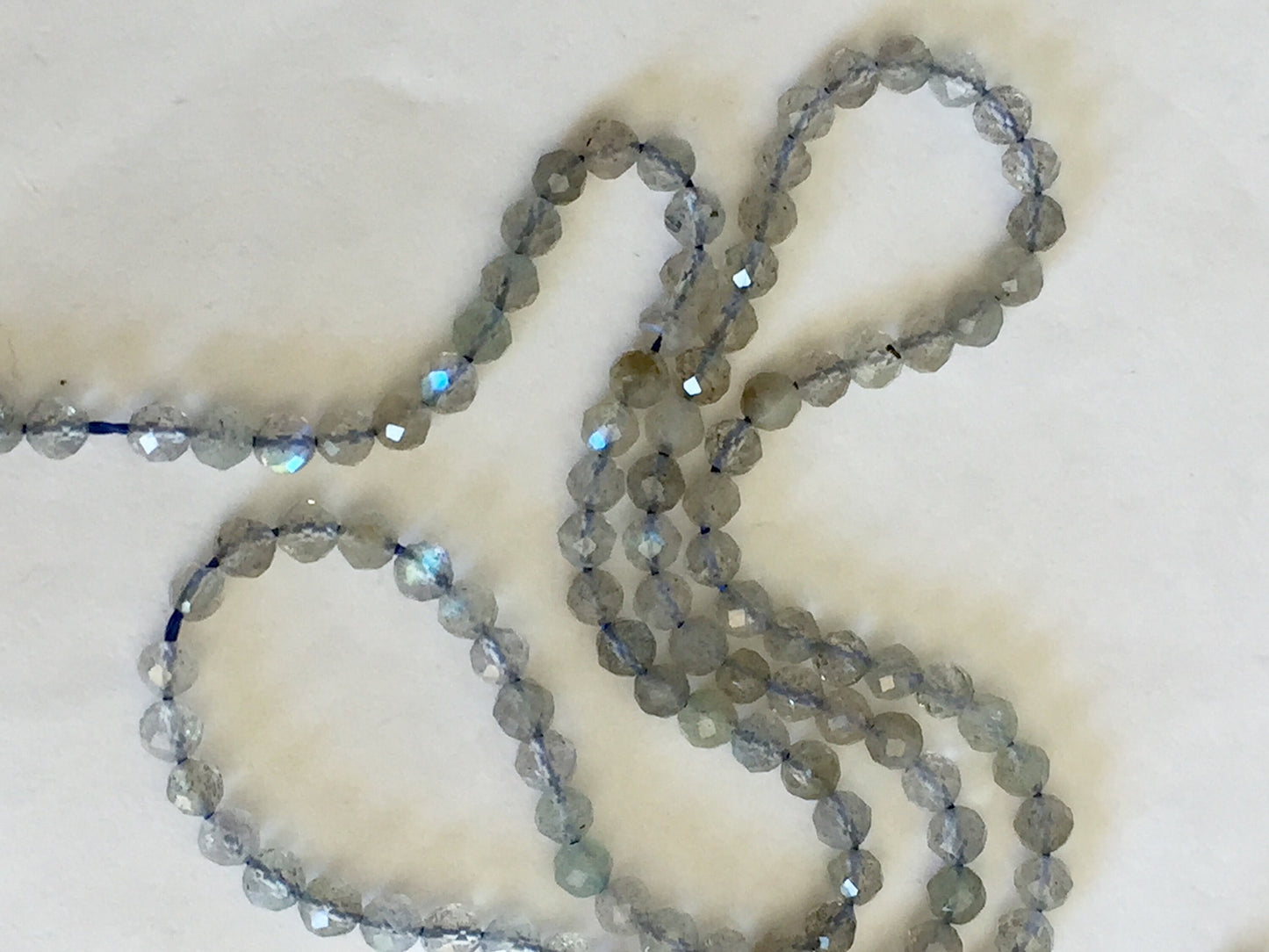 10 perles 4mm Labradorite facettée naturelle 4 mm, 10 perles Labradorite facettes gemme naturelle 4mm