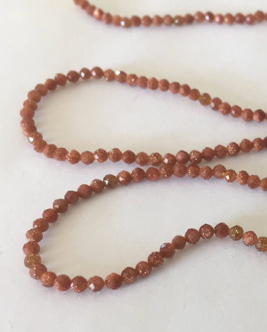 20 Perles 2mm Grès sable doré facette, sandstone, Grès sable doré facettée naturelle 2 mm,  facettes gemme naturelle 2mm