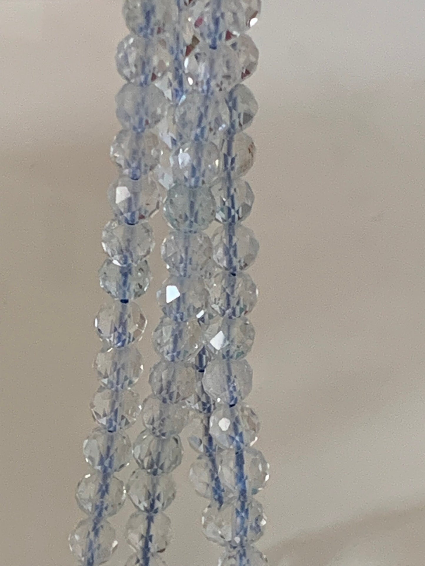 Topaze 4/4,2 mm facettée, 10 perles facettes gemme naturelle 4mm, TOPAZE pierre naturelle